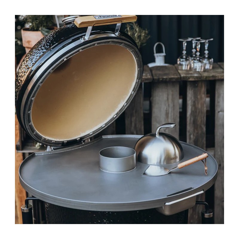 Barbecue Kamado Monolith Two.55 (carrello incluso) apertura 2