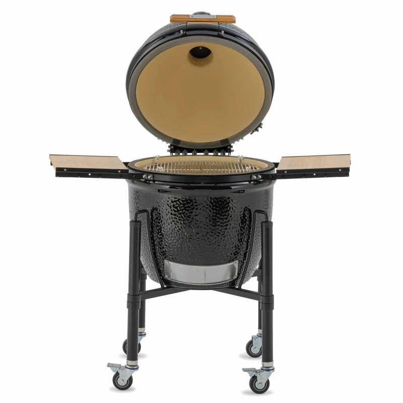 Barbecue Kamado Monolith One.66 (carrello e ripiani inclusi) aperto