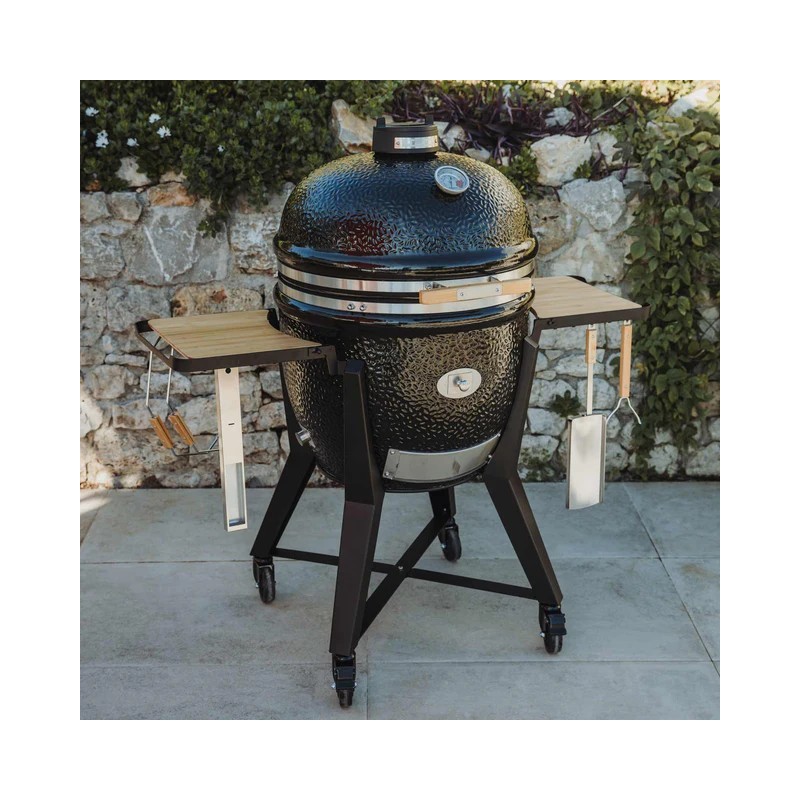 Barbecue Kamado Monolith Two.55 (carrello incluso) laterale