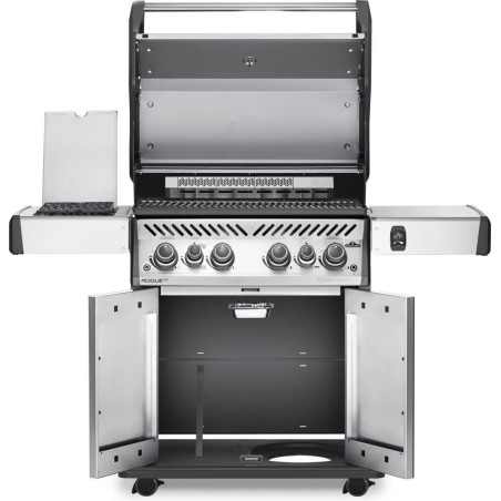 Barbecue Napoleon Rogue RSE 525 RSIB frontale aperto