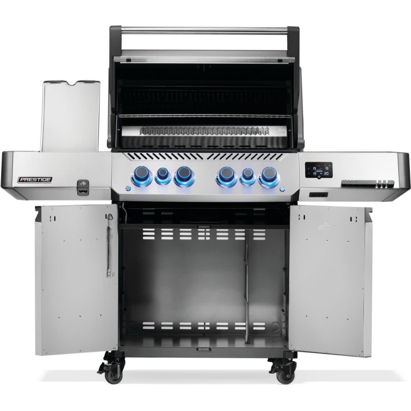 Barbecue Napoleon a gas Prestige 500 VX RSIB aperto