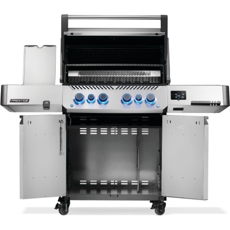 Barbecue Napoleon a gas Prestige 500 VX RSIB aperto