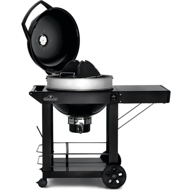 Barbecue Napoleon a carbone PRO22K aperto