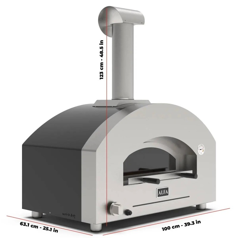 ALFA FUTURO FORNO 2 PIZZE - A GAS