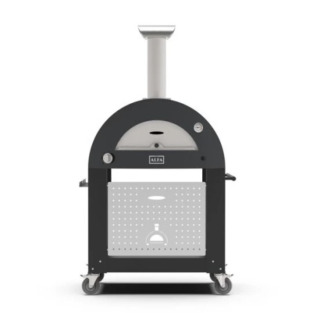 BASE FORNO ALFA 2 PIZZE - CLASSICO/MODERNO BLACK