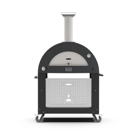 BASE FORNO ALFA 3 PIZZE - MODERNO BLACK