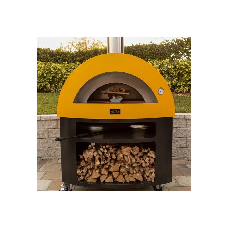 BASE FORNO ALFA 5 PIZZE - MODERNO BLACK