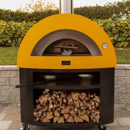 BASE FORNO ALFA 5 PIZZE - MODERNO BLACK