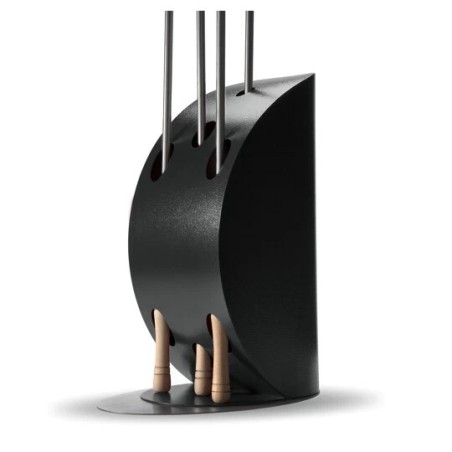 PORTAPALE VELA - SILVER BLACK