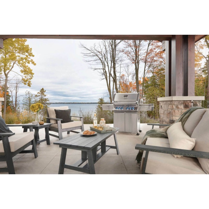 Barbecue Napoleon Prestige Pro 500 RSIB all'aperto