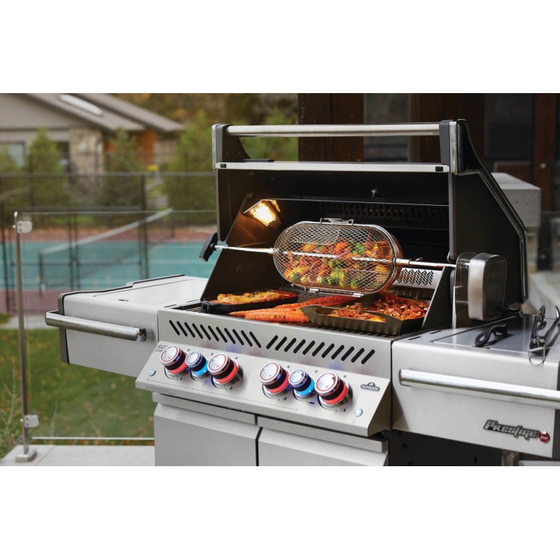 Barbecue Napoleon Prestige Pro 500 RSIB acceso