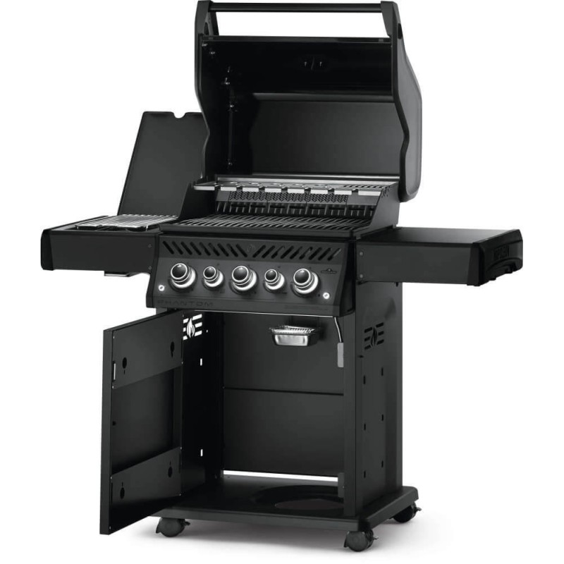 Barbecue Napoleon Phantom Rogue SE 425 RSIB laterale aperto