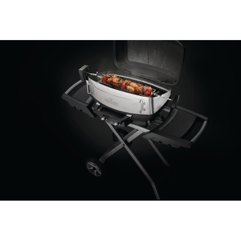 fotoNapoleon – Kit Girarrosto – Compatibile per Serie Phantom TravelQ™ foto acceso 2